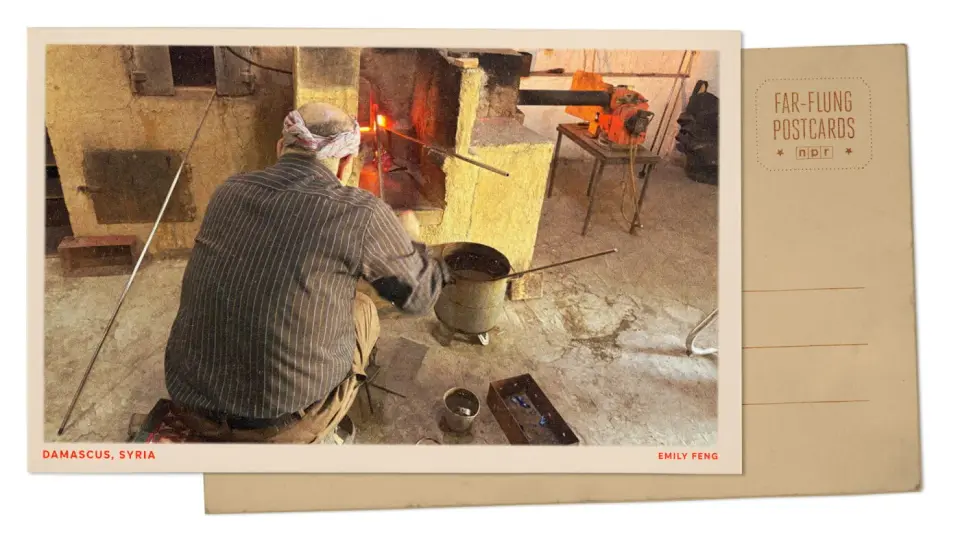 Damascus Glassblower Maintains Centuries-Old Craft Amid Post-War Economic Strain