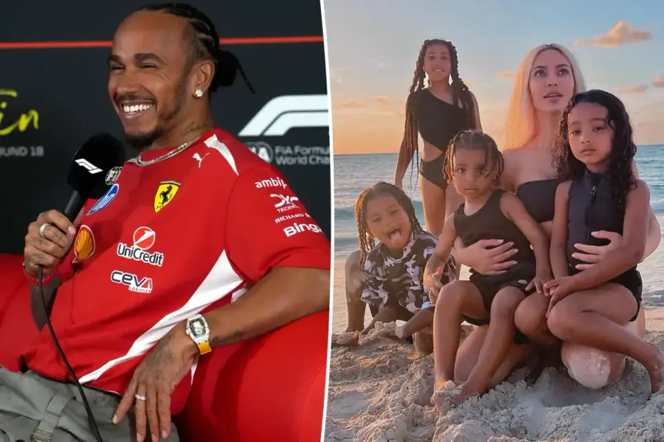 Lewis Hamilton Highlights Bond with Kim Kardashian's Children via New Dog Gift