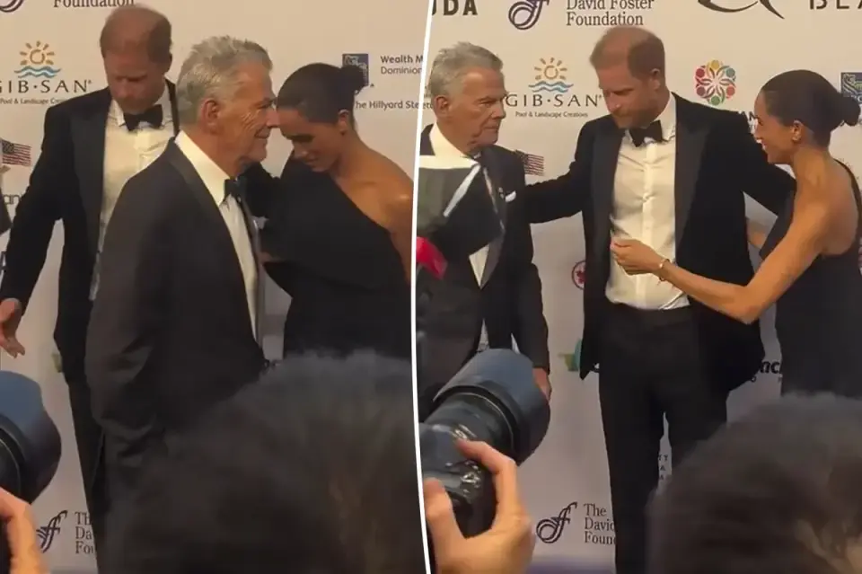 Meghan Markle’s red-carpet moment fuels snub chatter at a David Foster gala