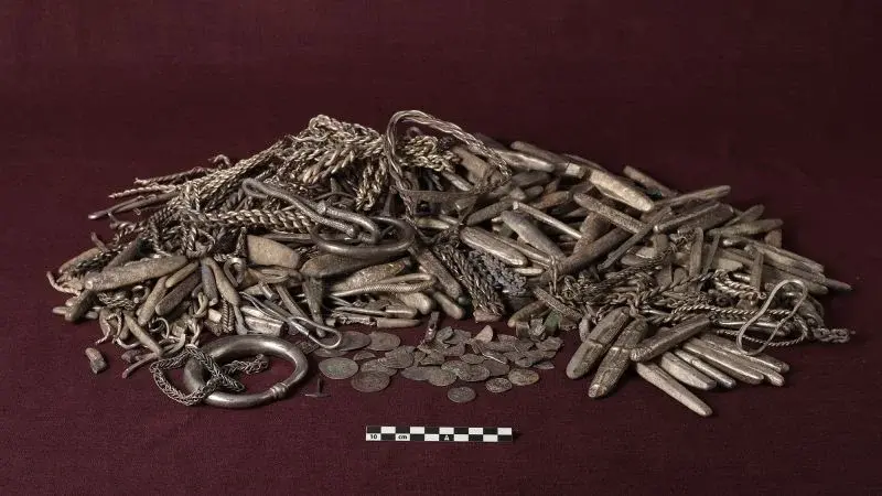 Backyard Dig Unearths 18.5kg Viking Silver Hoard in Denmark