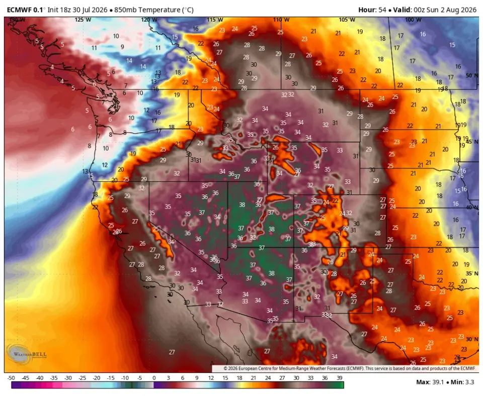 Seattle Skirts the Western Heat Dome as Triple‑Digit Heat Spreads Elsewhere
