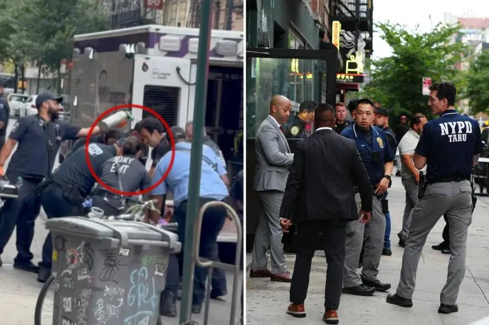 Knife-wielding man shot by cops after slashing father on Manhattan's Lower East Side