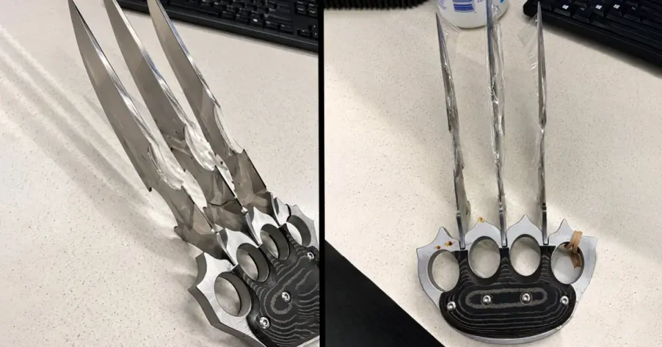 TSA officers intercept Wolverine-style claws in Seattle carry-on