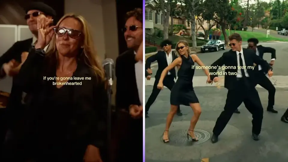 Jennifer Love Hewitt Joins Jamie Miller's Babydoll TikTok Dance Craze