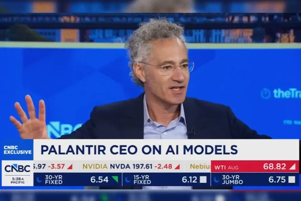 Palantir CEO Alex Karp Delivers an On-Air Ramble During CNBC Interview