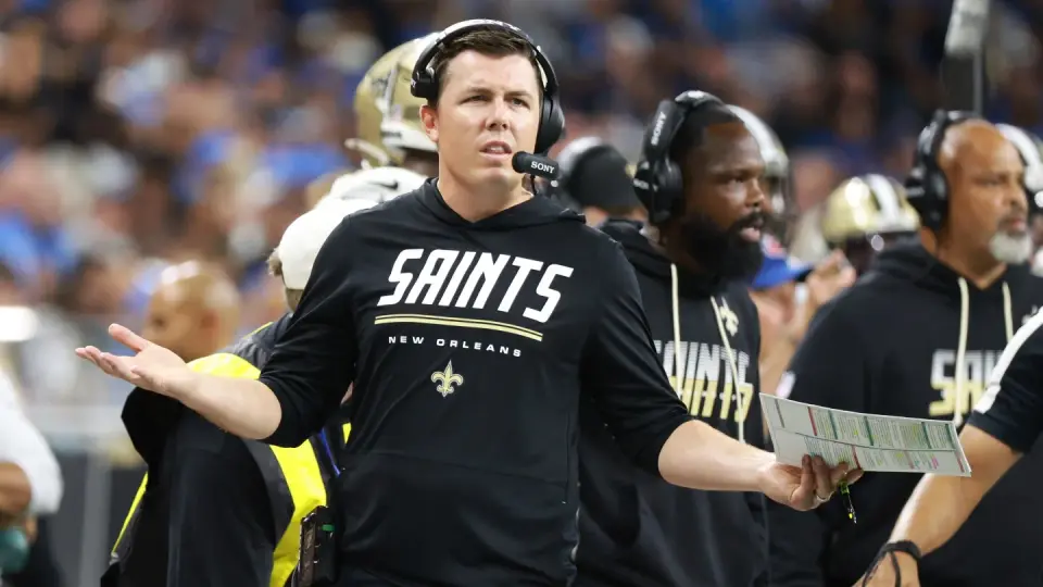 Saints coach defends failed two-point attempt in overtime loss to Lions