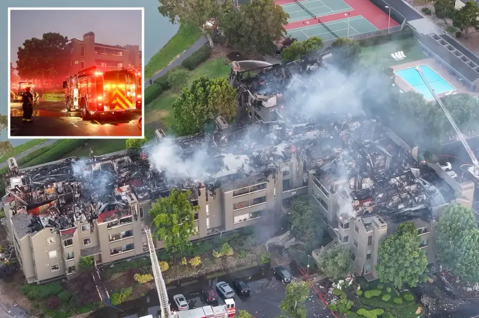Massive Foster City condo fire damages all 51 units, displacing residents