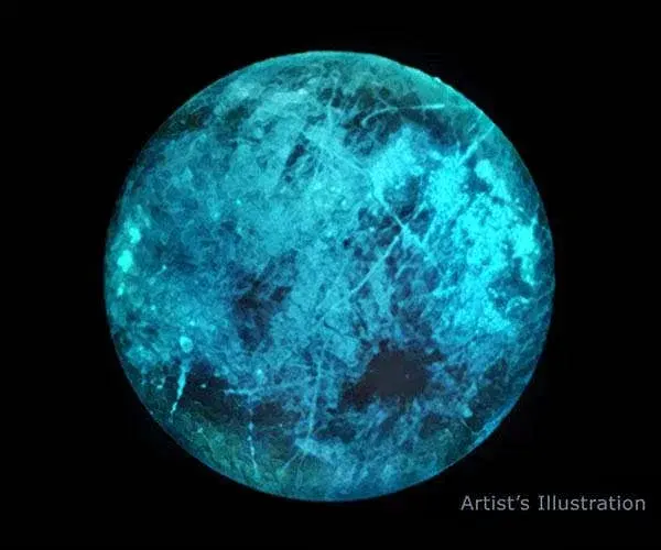 Europa's Dark Side Might Glow Colorfully, Revealing Ocean Clues