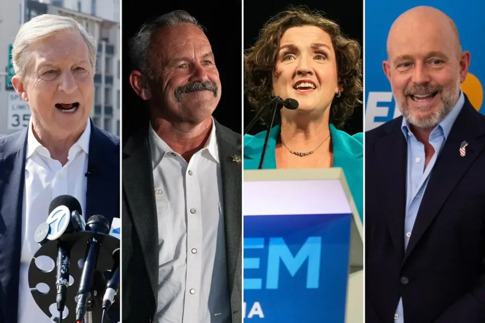 Swalwell’s exit recalibrates California’s governor race, boosting Steyer and Porter