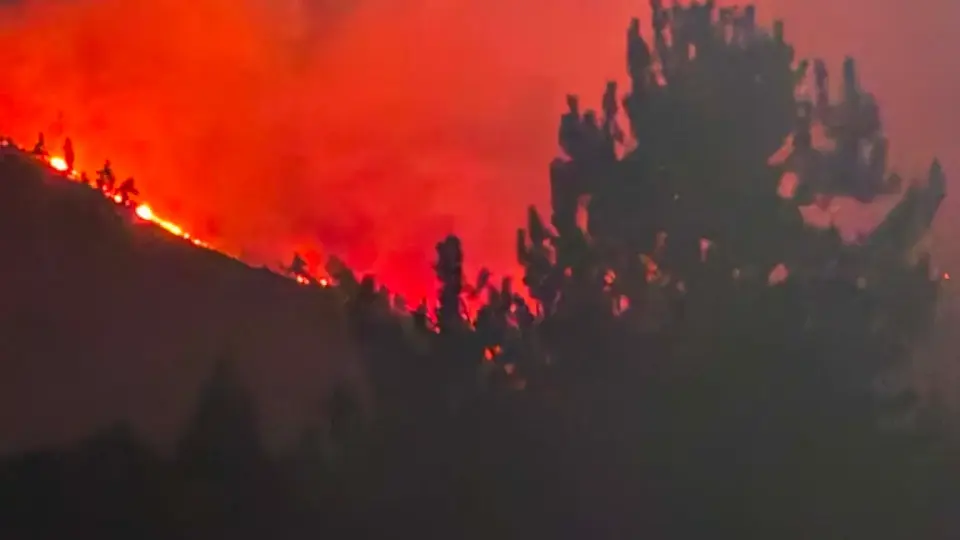 Hawk Fire Triggers Widespread Evacuations as Flames Grow Near Reno