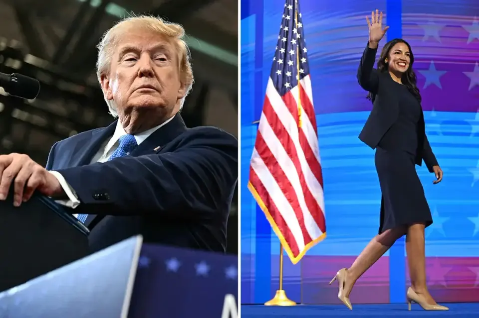 Trump bets AOC will run for president, cites leftward shifts on sanctuary cities
