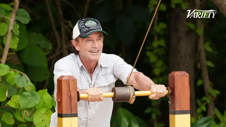 Probst Takes on Survivor 50 Immunity Challenge, Stuns Cast and Crew