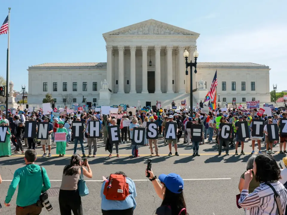 Trump seeks Supreme Court rehearing on birthright citizenship after setback