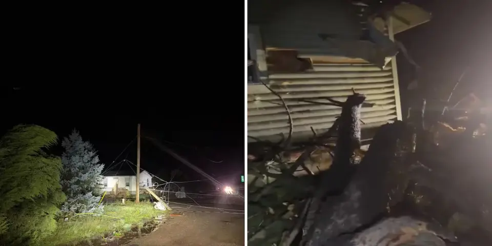 Heber-Overgaard faces power outages and injury after possible tornado