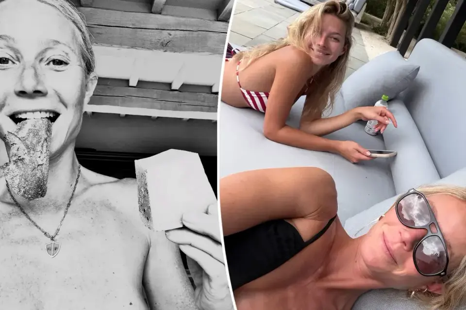 Gwyneth Paltrow Sizzles Poolside With Apple Martin In Summer Snaps