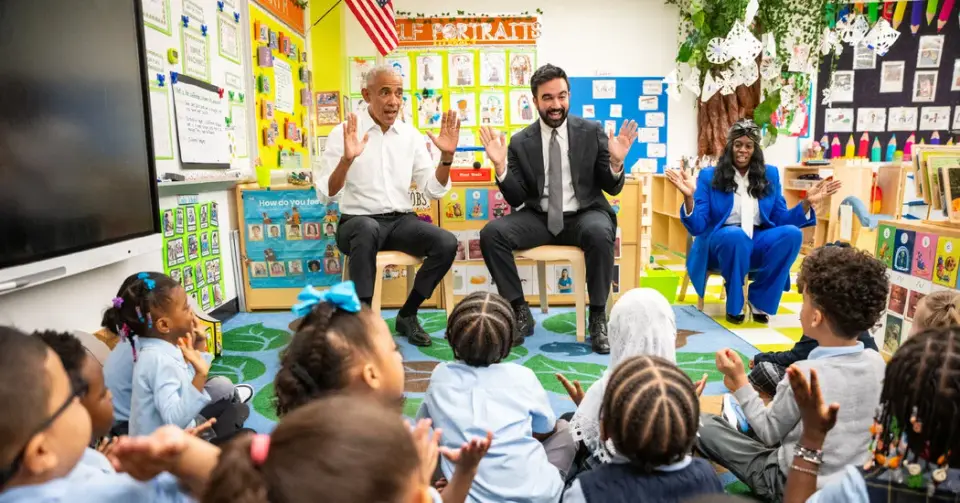 Obama Joins Mamdani in Bronx to Champion Free Child Care