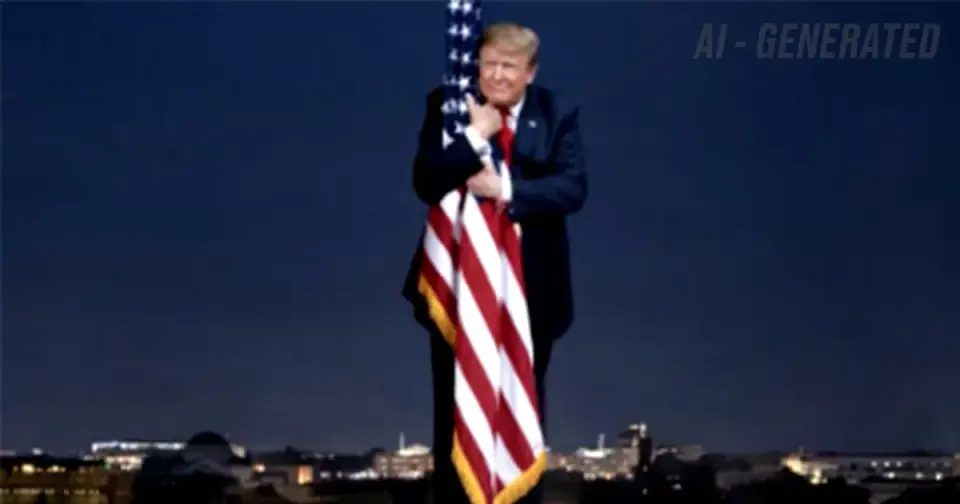 Trump’s D-Day Tribute: AI Praise Galore, No Normandy Homage