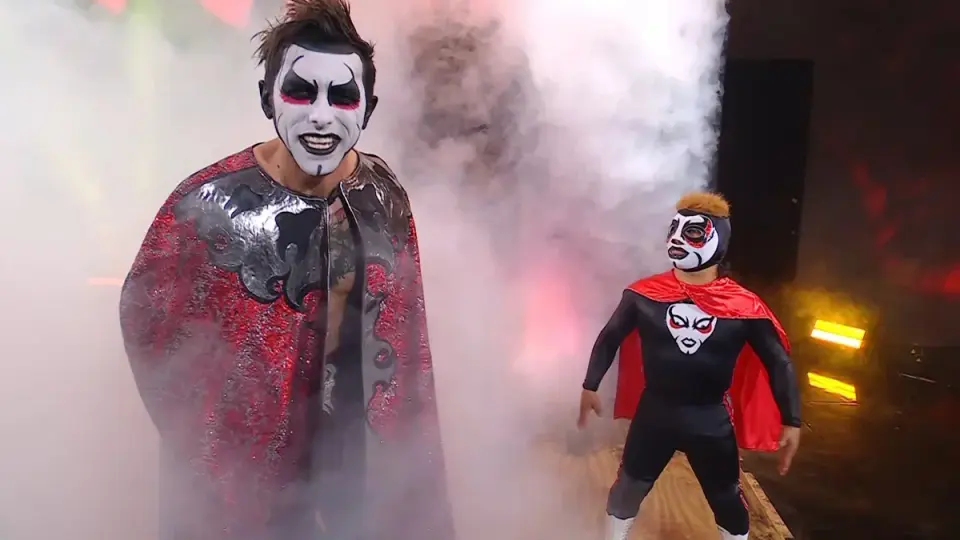 Mini Danhausen’s Backlash Partner Unmasked as Mascarita Sagrada