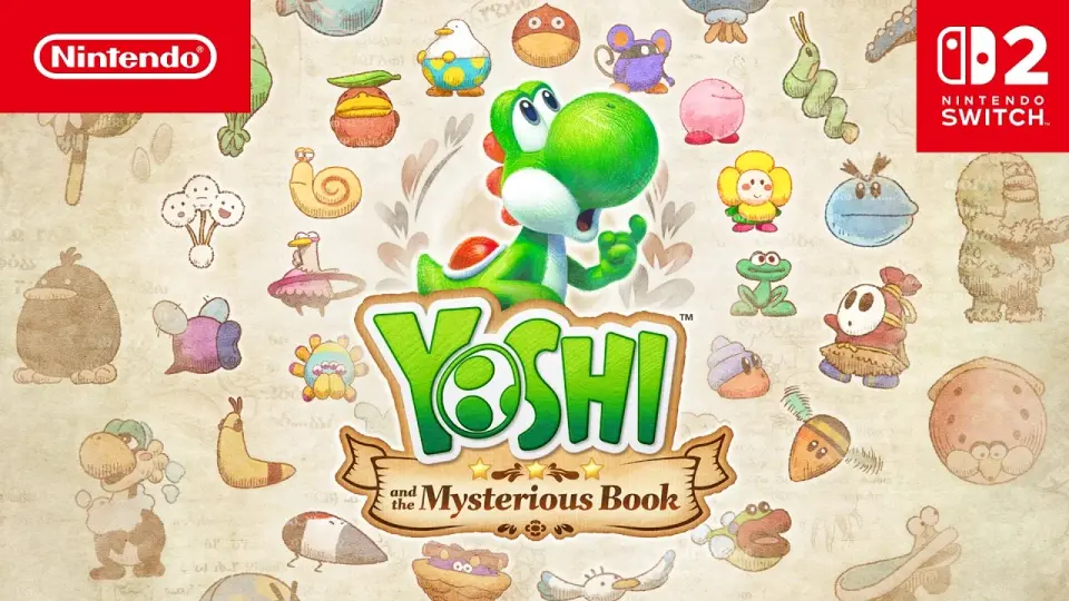 Good-Feel Confirmed as Yoshi and the Mysterious Book Developer, Switch 2 Release May 21