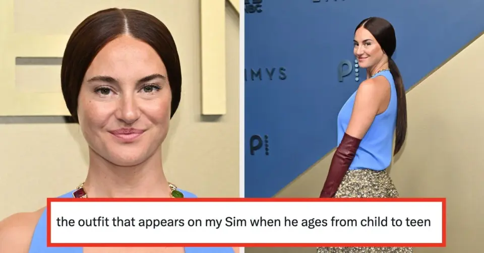 Shailene Woodley’s Emmys Look Triggers Meme Storm Amid Rodgers Drama
