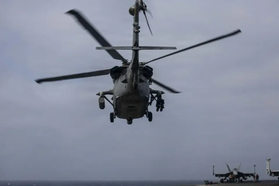 Sailor Missing as Navy Helicopter Crashes Near USS George H.W. Bush in Arabian Sea