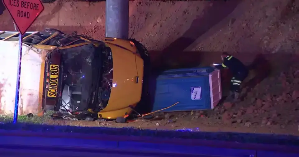 Salem High football bus overturns in Georgia, sending 25 to hospitals