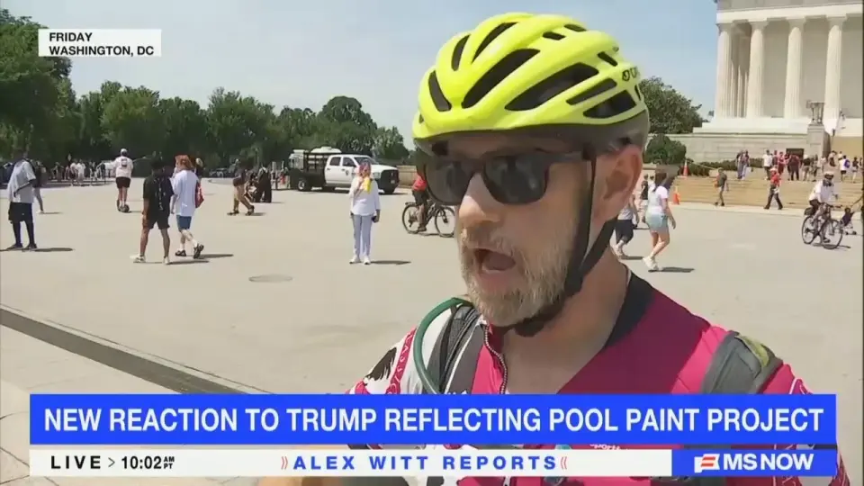 DC Residents Question Trump’s Lincoln Pool Makeover as Vanity Project