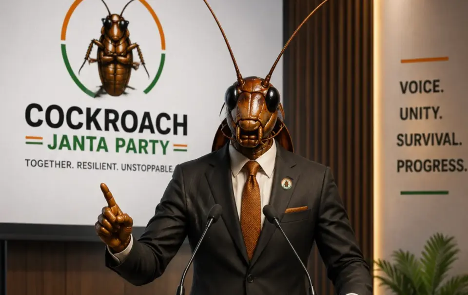 Satirical Cockroach Janta Party gains traction as online youth protest in India