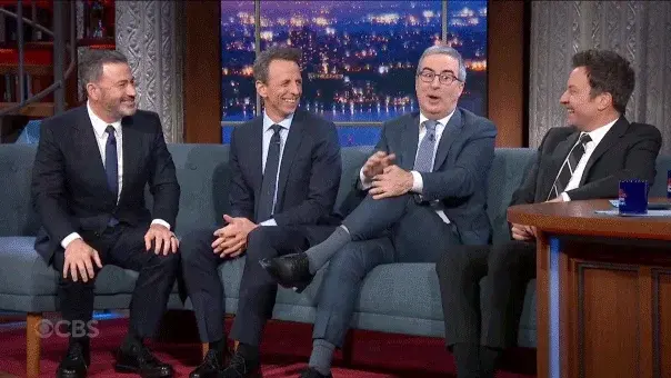 Kimmel questions late-night's purpose as Colbert bids farewell
