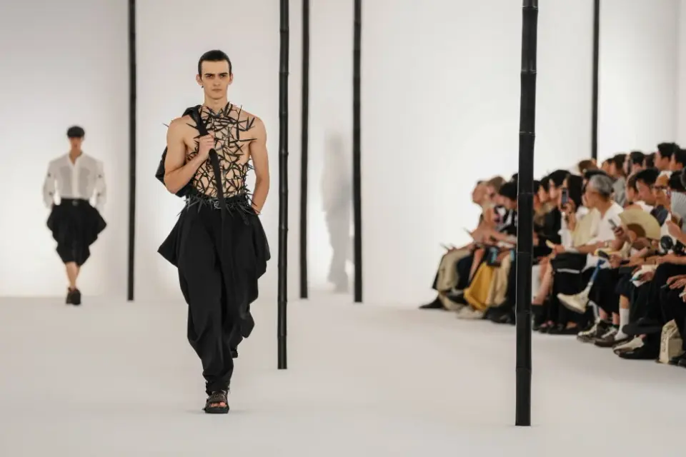 Paris runways blur gender lines with luxury flair