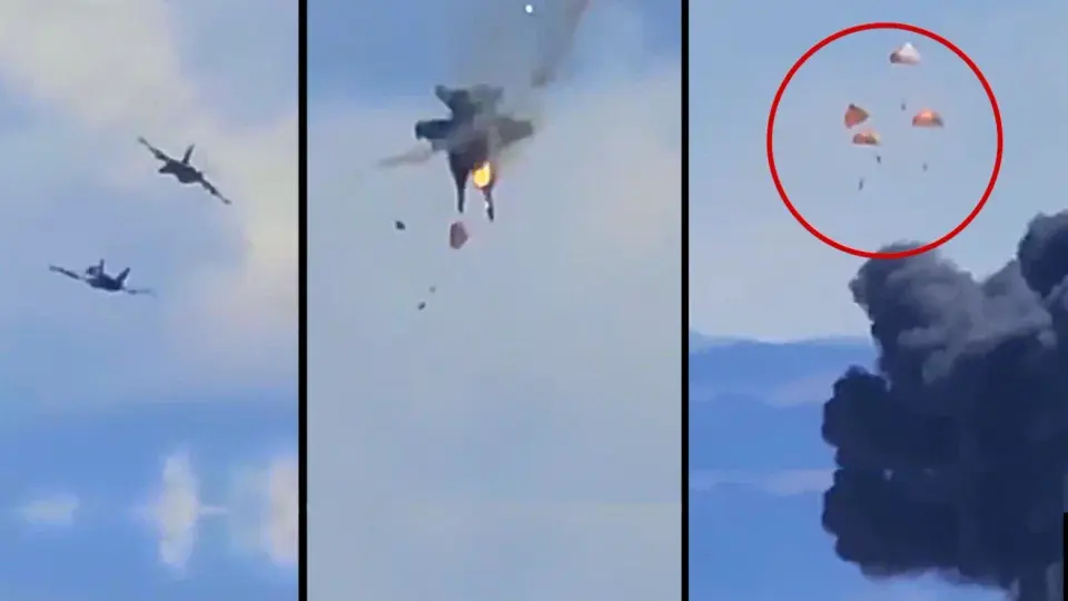 Four Navy Crewmembers Eject Safely After Midair Growler Collision at Idaho Air Show
