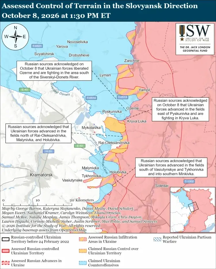 Ukraine Expands Vivaldi Gains, Threatening Russian Salients in Northern Donetsk