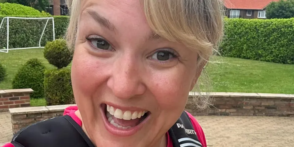 Sara Davies embraces 6K weighted power walks and simple home strength to build lifelong strength