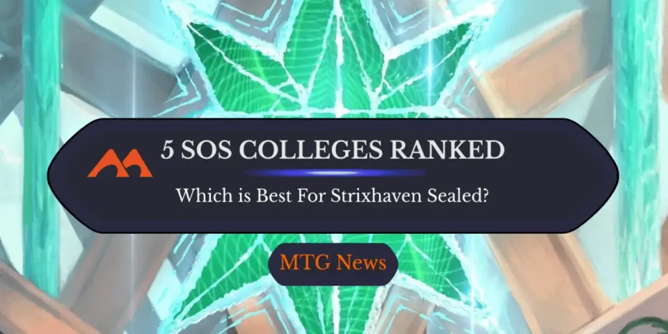 Witherbloom Tops Secrets of Strixhaven Sealed Rankings