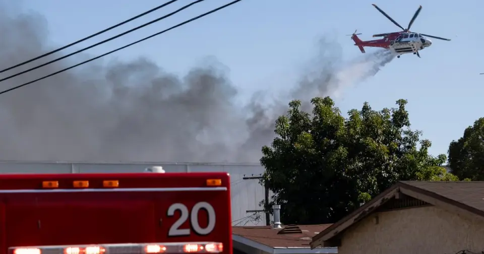 City declares emergency as Boyle Heights warehouse fire rages for days