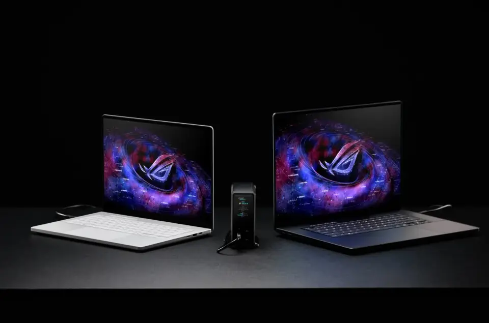ASUS Unveils ROG Flux Dock: 260W Hub with 1.9-inch LCD and 4K 144Hz Support