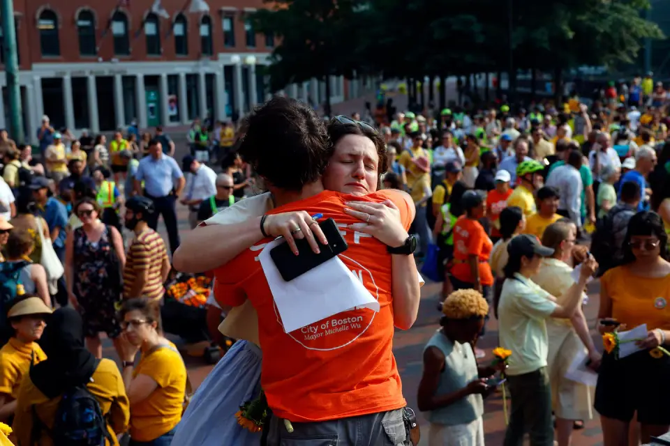 Truck allegedly veered around turning car, fatally striking cyclist in Boston