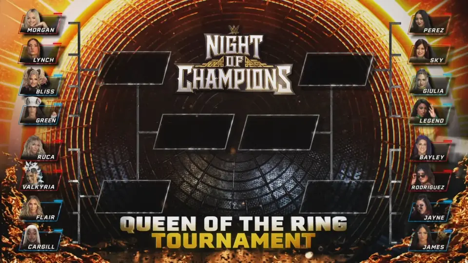 WWE Unveils Queen of the Ring 2026 Bracket, Kickoff Set for June 1