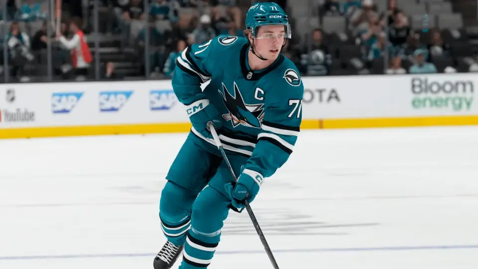 Sharks captain Celebrini scratched with lower-body injury after strong start