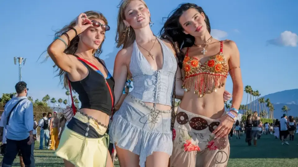 Desert-Boho Dominates Coachella 2026 Fashion With Micro Shorts and Sheer Layers
