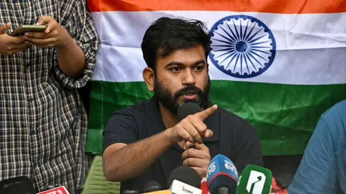 Police Detain 'Cockroach' Leader Again as Delhi Protests Defy Crackdown