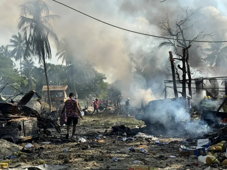 Myanmar military airstrike on Rakhine market kills at least 50, displacing nearly half a million