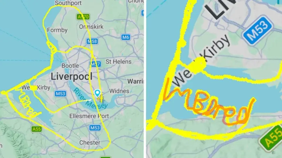 Bored Pilot Skies a Message: 'I'm Bored' Skywritten During UK Test Flight