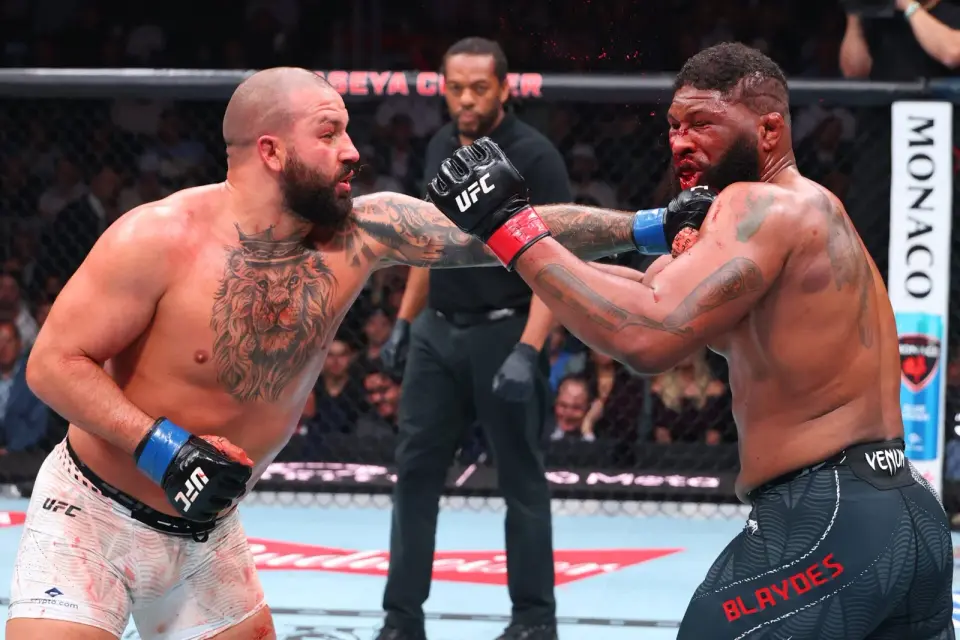 Blaydes hails post-fight hype as UFC 327 thriller with Hokit sparks talk of saving the heavyweight division