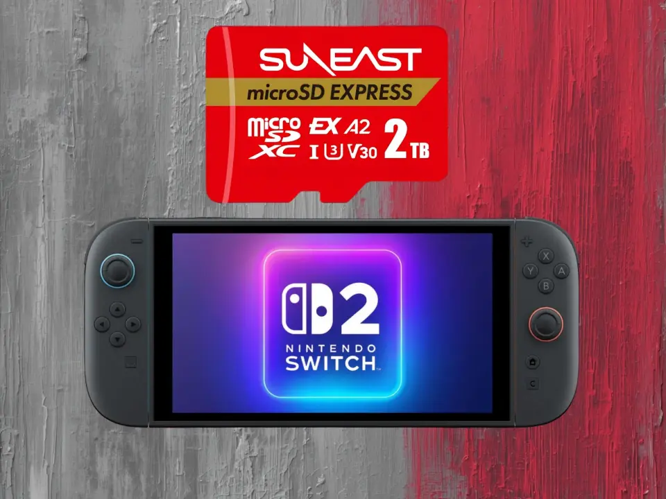 Suneast leaks 2TB microSD Express card for Switch 2, targeting storage crunch