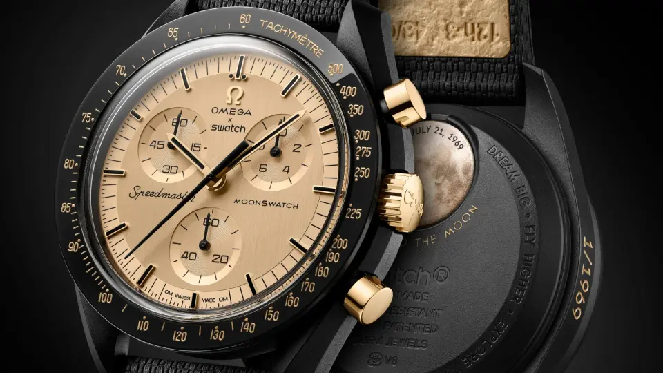 MoonSwatch Goes for Gold: Swatch and Omega Unveil 18K Moonshine Edition