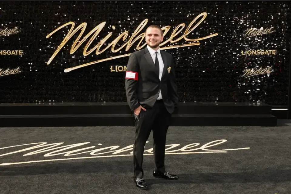 Prince Jackson Makes Red Carpet Appearance at Michael Premiere