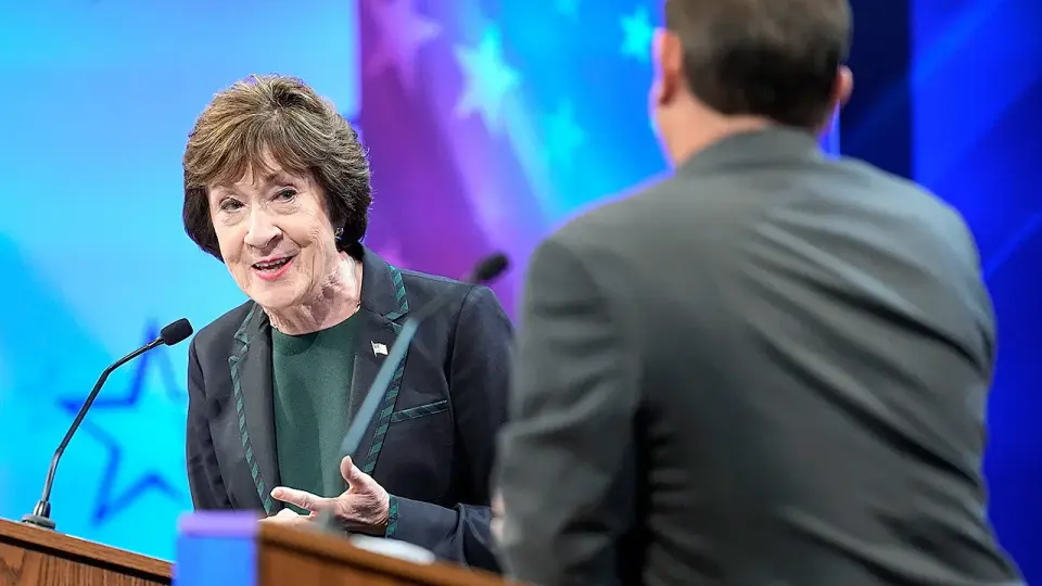 Maine Senate Debate Ends With Heated Clash and Collapsing Support for Collins