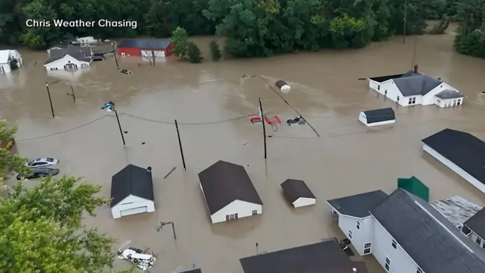 Rooftop-level floods surge through Indiana as Midwest braces for more storms