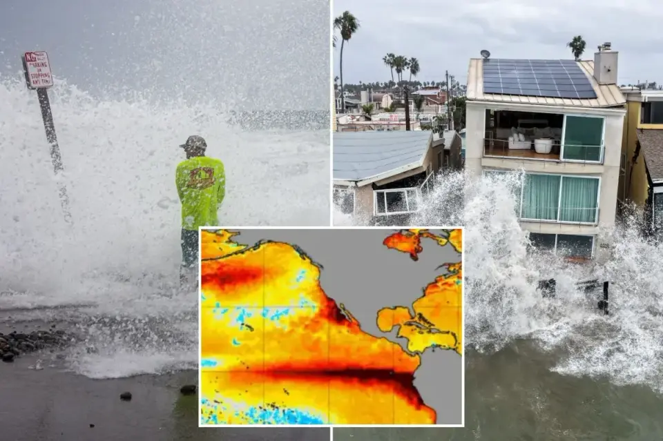 California braces for historic El Niño as coastal damage and record ocean temperatures intensify